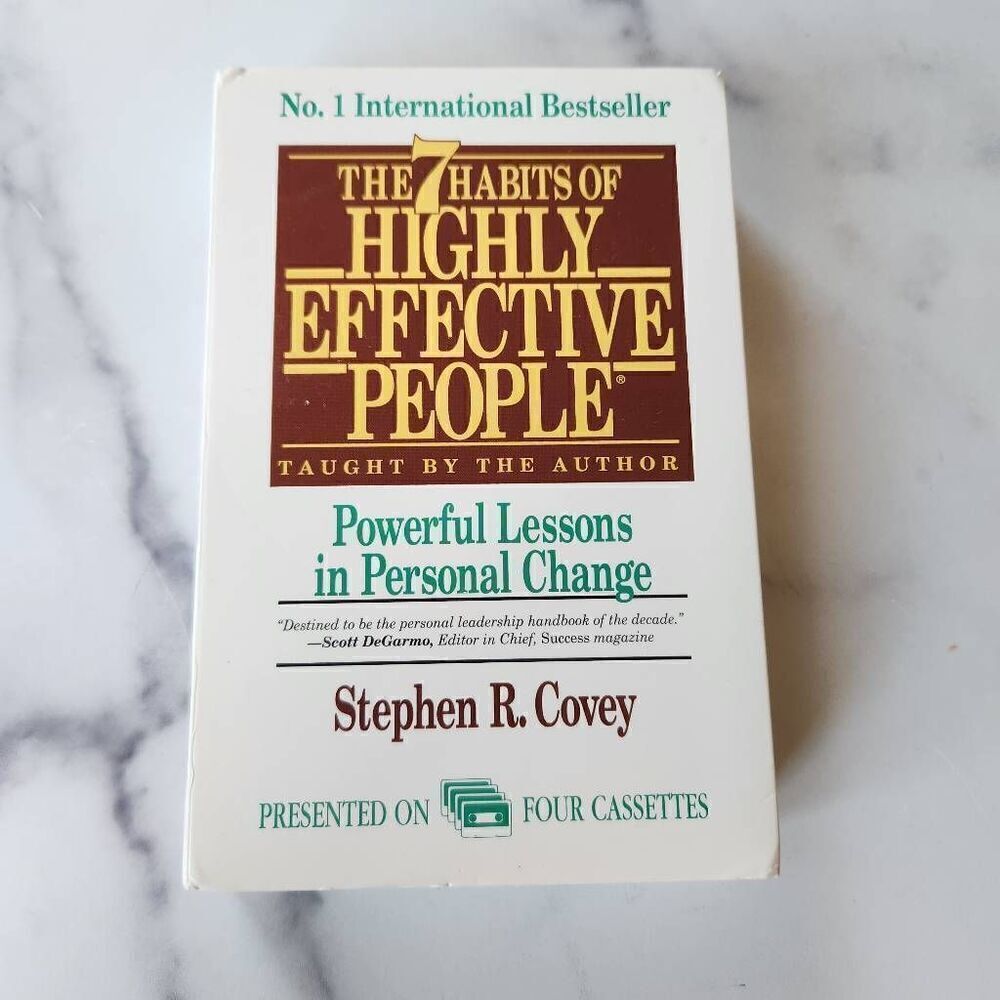 The seven habits of highly effective people powerful lessons in personal change